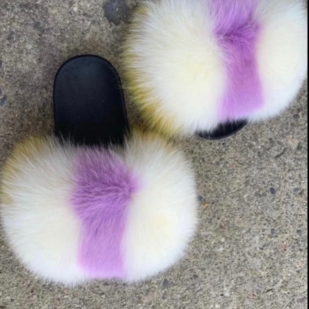 Maddy Real Fur Slides Sizes 758851010511 Maddy Real Fur Slides Sizes 758851010511